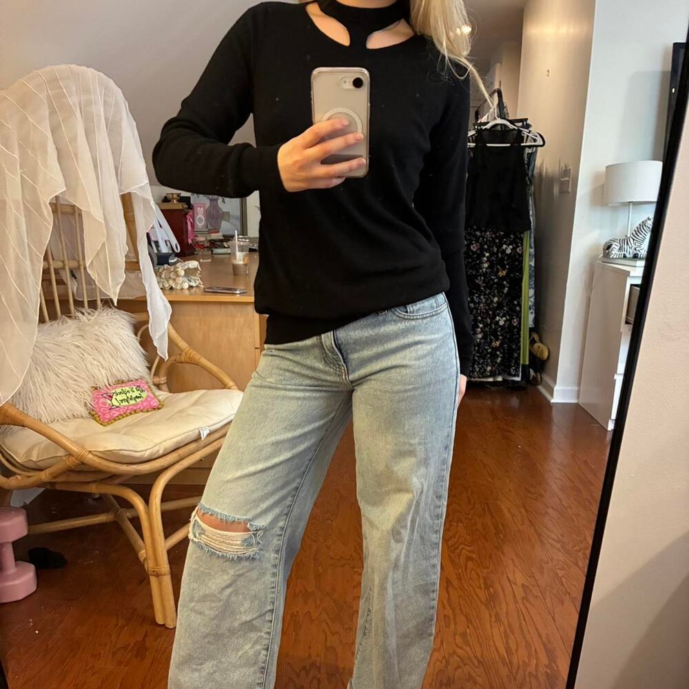 Celine 100 wool black sweater